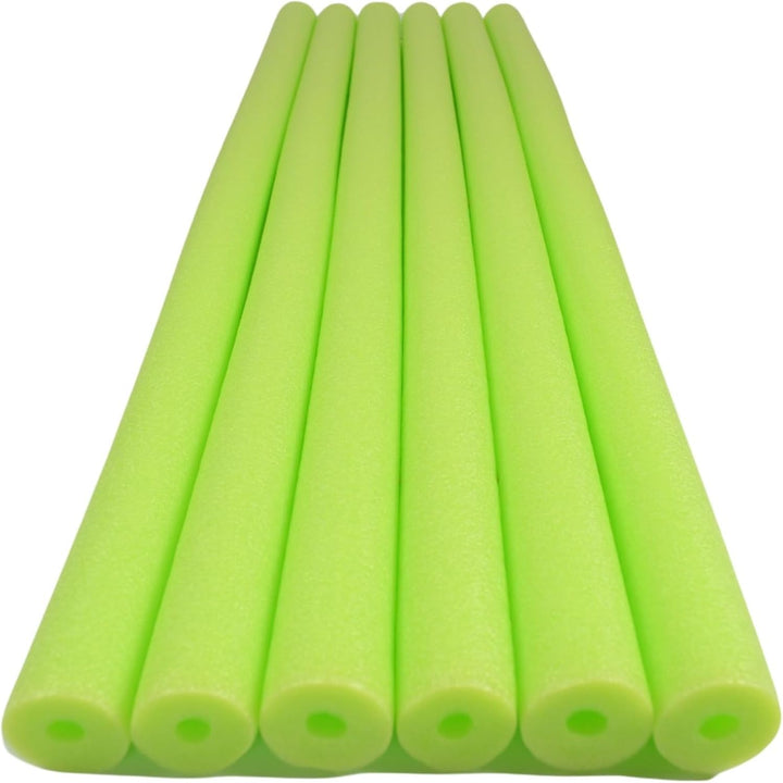 Pool Swim Noodle,  6 Pack 52 Inch Hollow Foam Pool Swim Noodle, Bright Foam Noodles for Swimming, Floating and Craft Projects