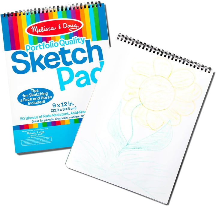 Sketch Pad (9 X 12 Inches) - 50 Sheets, 2-Pack - FSC Certified