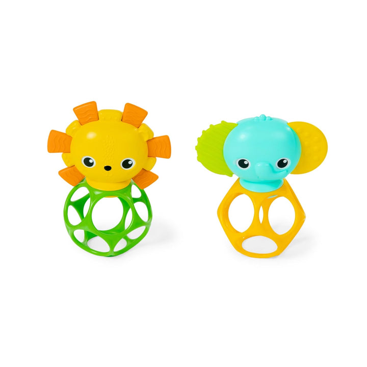 Oball Easy Grasp Classic Ball Bpa-Free Infant Toy in Red, Yellow, Green, Blue, Age Newborn and Up, 4 Inches