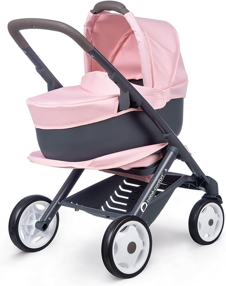 - Bébé Confort - Stroller + Pushchair 3 in 1 - for Babies and Dolls - Quiet and Multidirectional Wheels - Basket Of