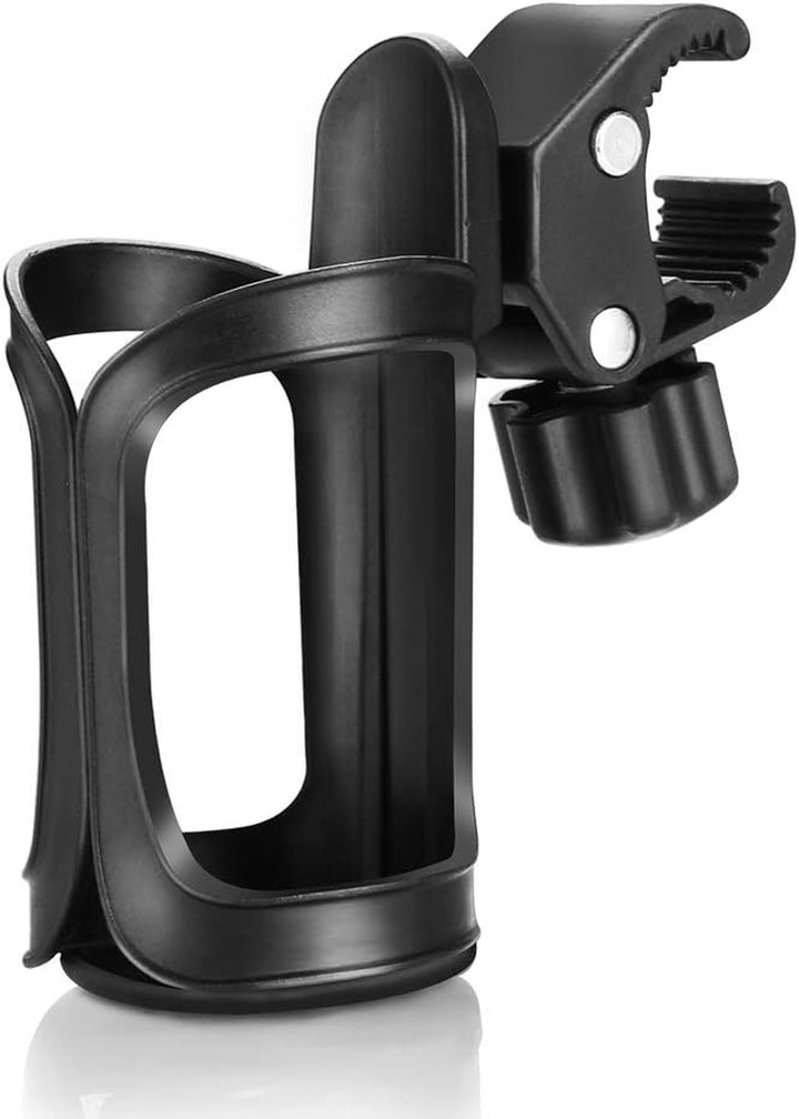Stroller Cup Holder, Universal Cup Holder for Uppababy, Nuna, Doona Strollers, 360 ° Rotatable Bottle Holder for Stroller, Bike, Wheelchair, Walker, Scooter