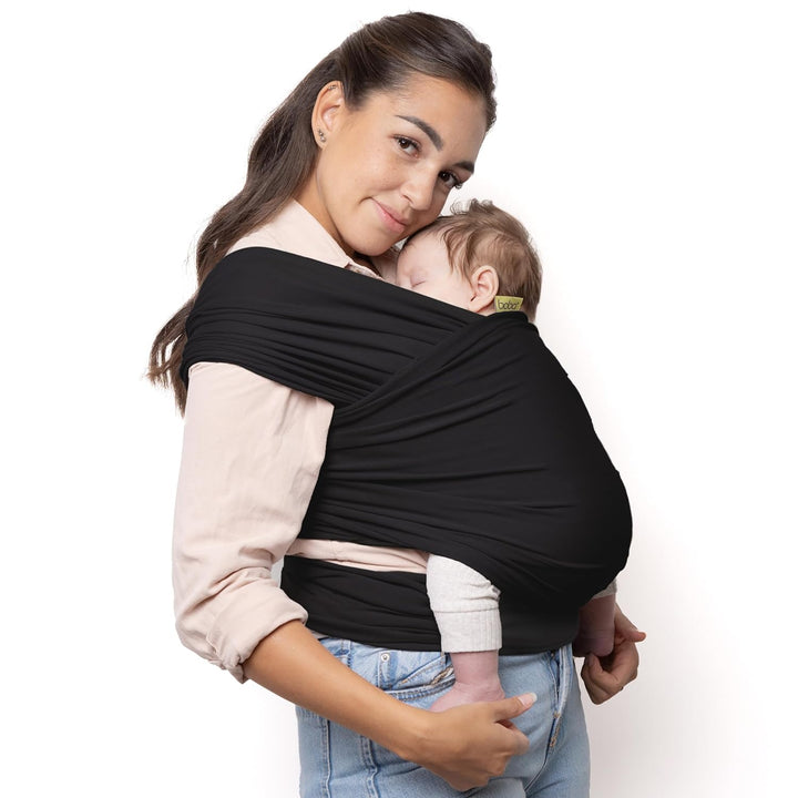 Baby Wrap Carrier – Original Baby Sling Carrier for Newborns (7–35 Lbs), Soft, Secure, Hands-Free & Ergonomic, Ideal for Comfortable Bonding, New Parents (Grey)