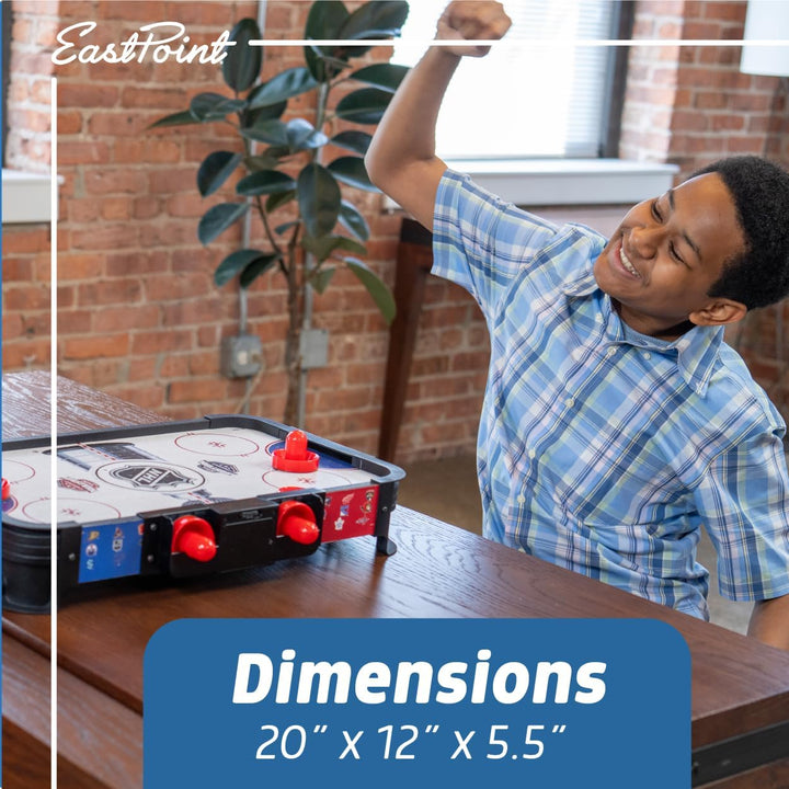 Eastpoint Tabletop Hover Hockey Pro - Play Air Hockey on Any Table