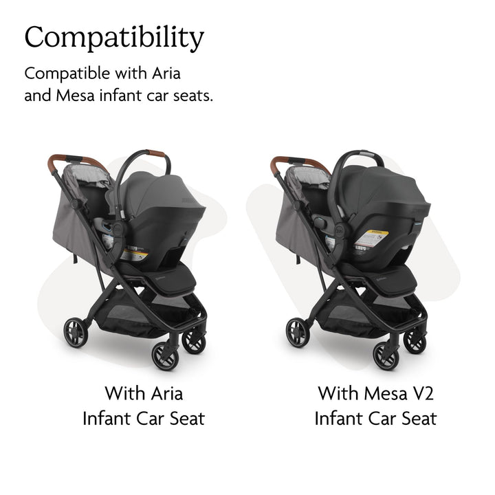 Adapter for Minu V3 - Compatible with Aria and Mesa Infant Car Seats - Quick + Secure Attachment - 1 Pair