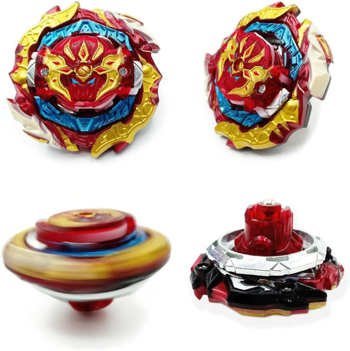 Bey Battling Top Burst Gyros Toy Set Toy Gift for Children Boys Ages 6 8 10 12+ Combat Battling Game 10 Burst Spinning Tops 3 Two Way Launchers Grip Starter