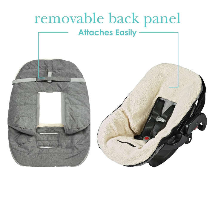 - Urban Bundleme, Canopy Style Bunting Bag to Protect Baby from Cold & Winter Weather in Car Seats & Strollers, Graphite, Infant, Grey