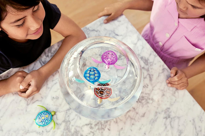Robo Turtle Robotic Swimming Turtle (Green + Pink) by  Water Activated, Comes with Batteries, Exclusive (2 Pack)