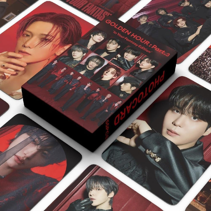 ATEEZ Golden Hour: Part.3 in Your Fantasy Lomo Card & Sticker Set - Photocards for ATINY (Lomo Card)