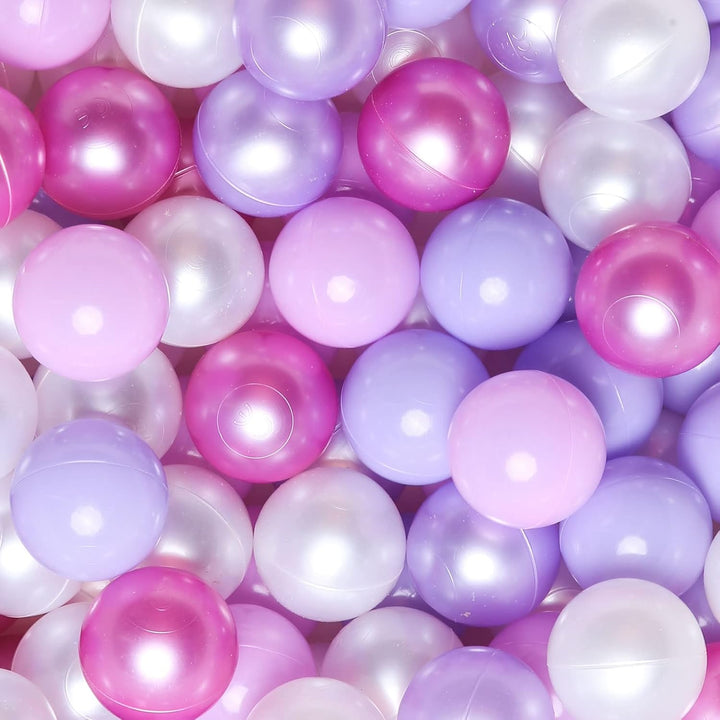 Ball Pits Balls for Toddlers Pack of 50 100 200 Plastics Shape Ball Non-Phthalate Non-Bpa Non-Toxic 2.2-Inch Crush Proof Play Balls