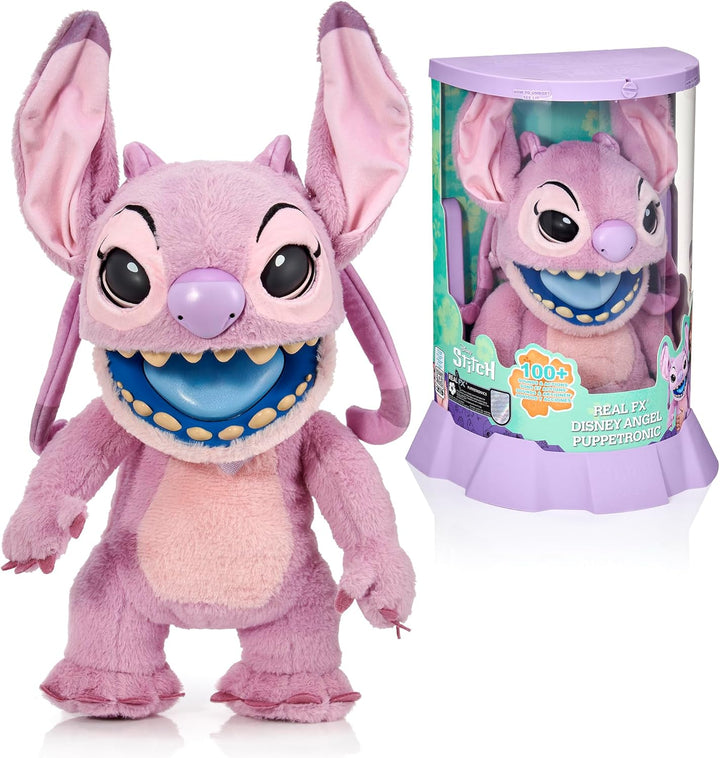 Disney Stitch Puppetronic by Realfx | with a Limited 1St Edition Certificate | Looks, Feels & Sounds Real! | Disney'S Lilo & Stitch | over 100 Action & Sounds | 18" High | Ages 6+