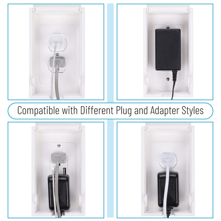 Bates - Baby Safety Outlet Cover Box, Outlet Covers Baby Proofing, Plug Covers for Electrical Outlets
